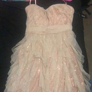 Pink sparkly dress, US size 10